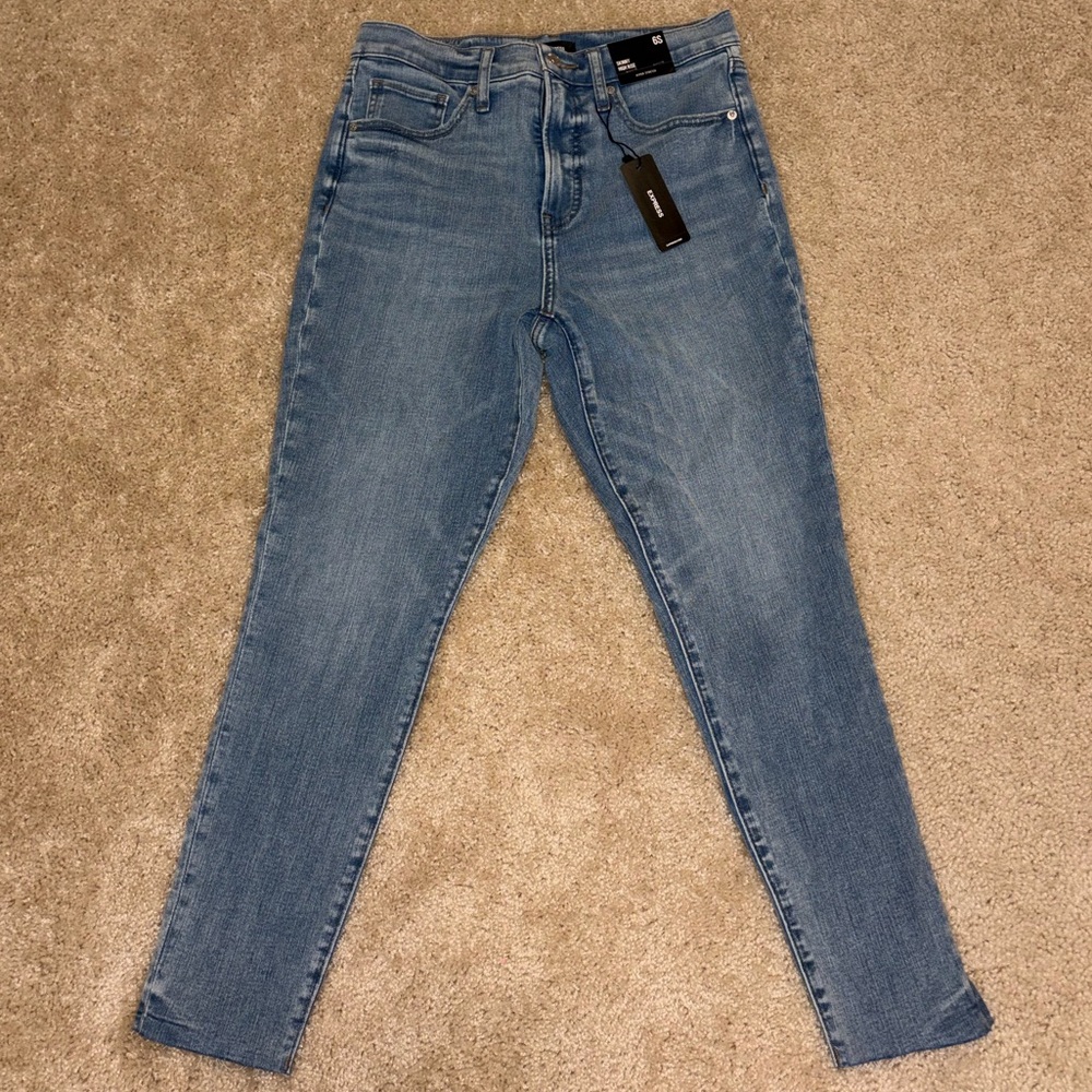 Express Light Blue Women's Skinny Jeans